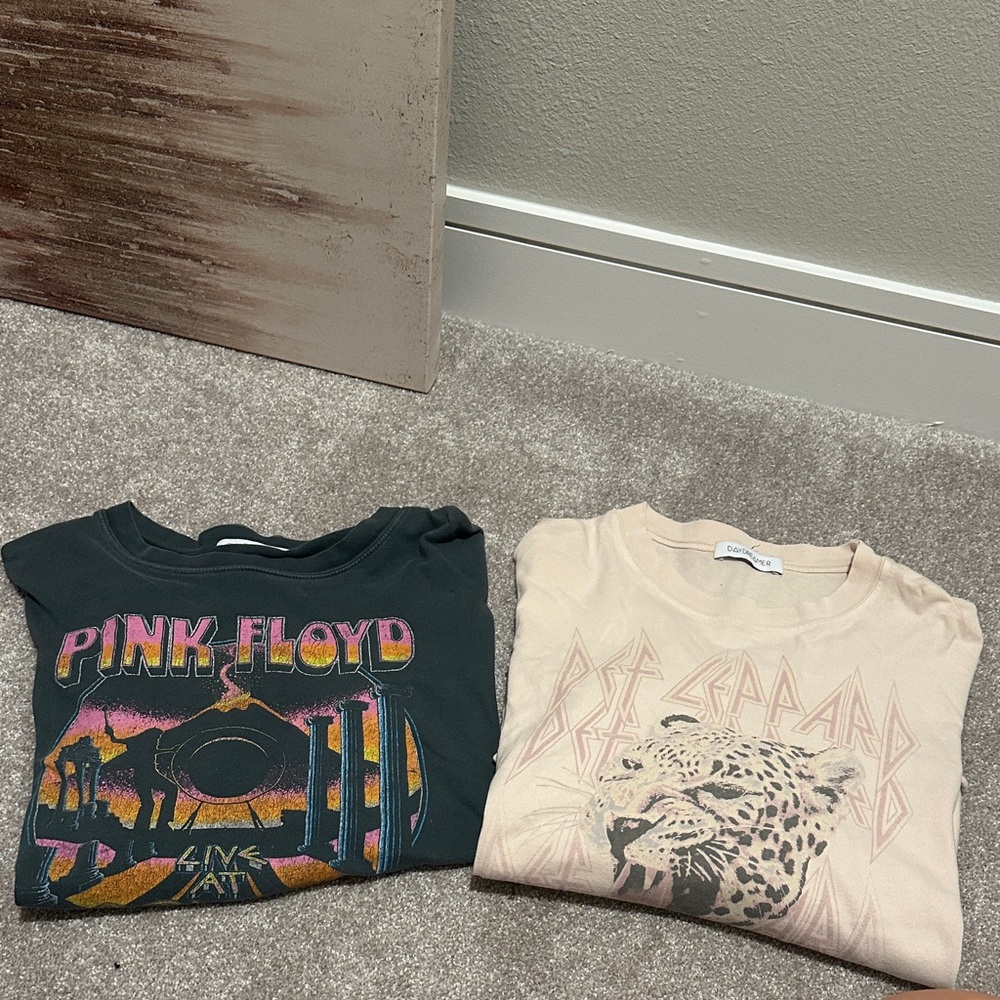 Pink Floyd & Def Leppard  Graphic Long Sleeve Tees- Daydreamer LA (Nordstrom)